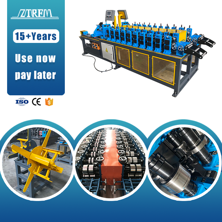 ZTRFM C Stud U Channel Roll Forming Machine Drywall Profile Making Machine
