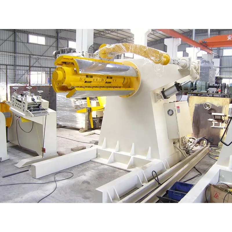 Steel Coil Uncoiler Electric Decoiling Metal Machine Hydraulic Decoiler With Racks Decoiler Machine for Sale MT-300 (Max.Width 300)