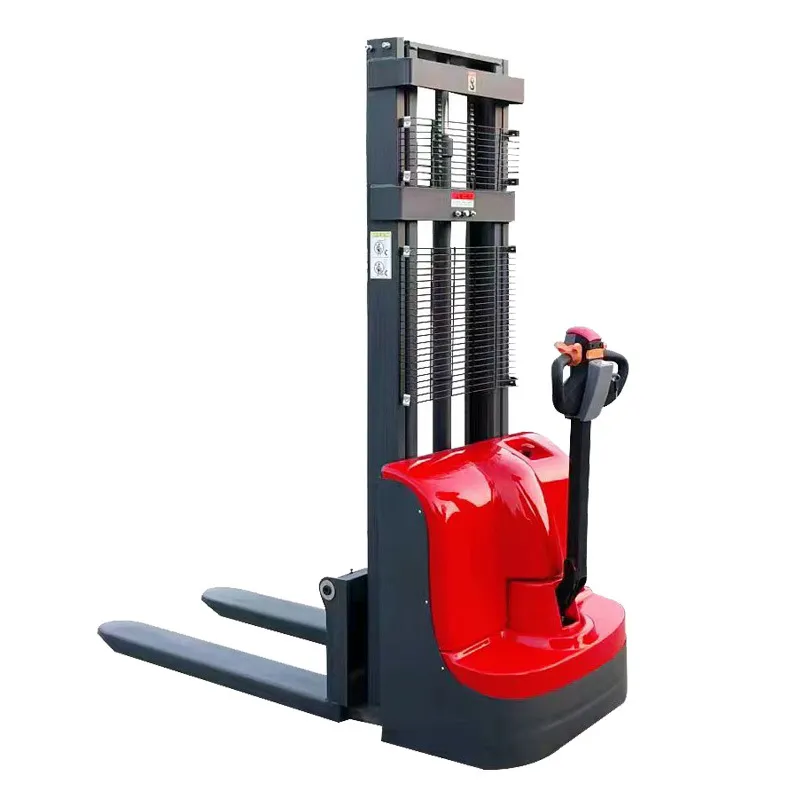 Full Electric Walking Pallet Forklift 1 Ton 1.5 Ton Container Pallet Lift Lift Stacker Ep Forklift Truck Electric Stacker 2500 mm+JT-3+2 Ton