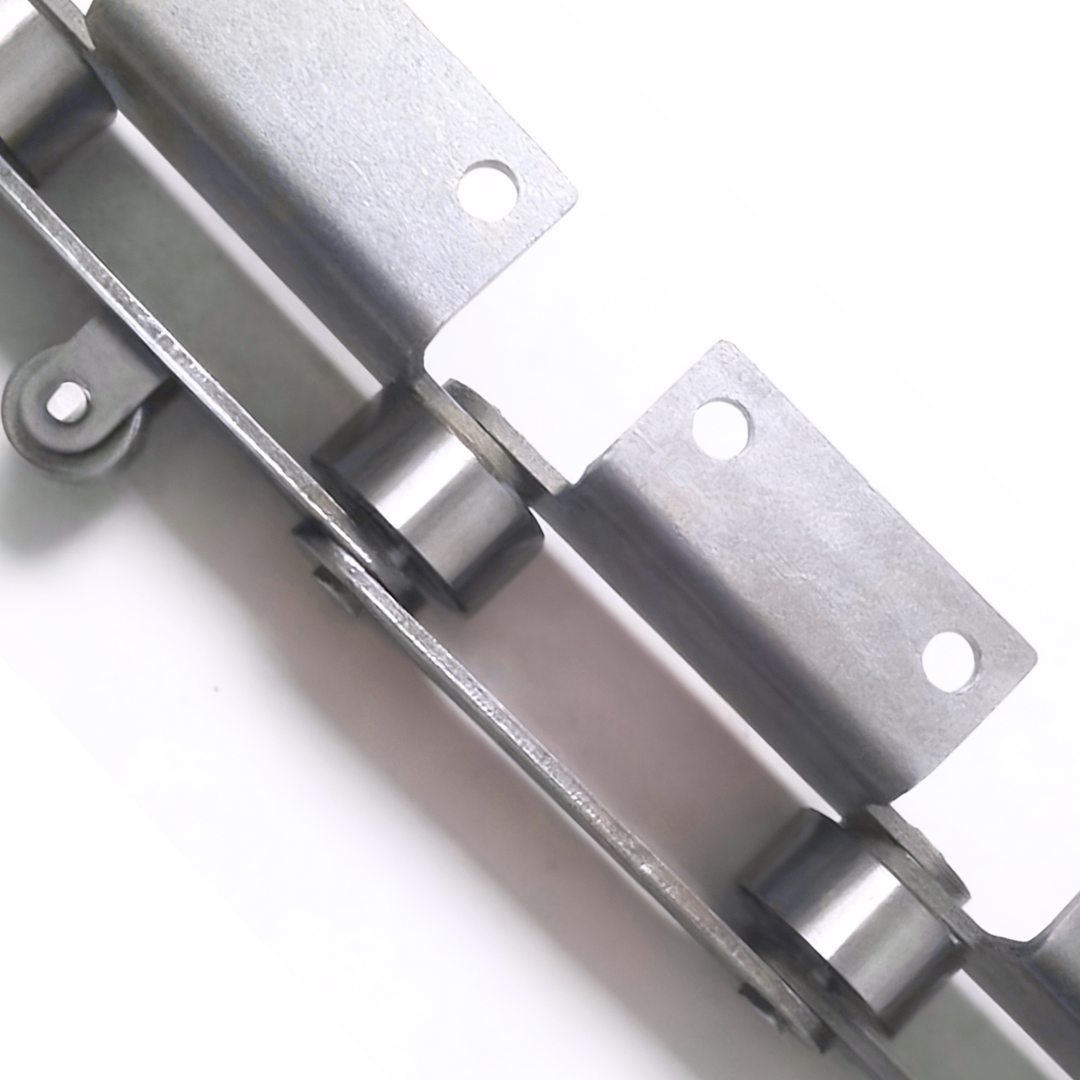 UIB C2060-K1 Steel Hollow Pin Industrial Roller Chain Strong Tensile 12.7mm Pitch 15mm Width Single Strand Construction