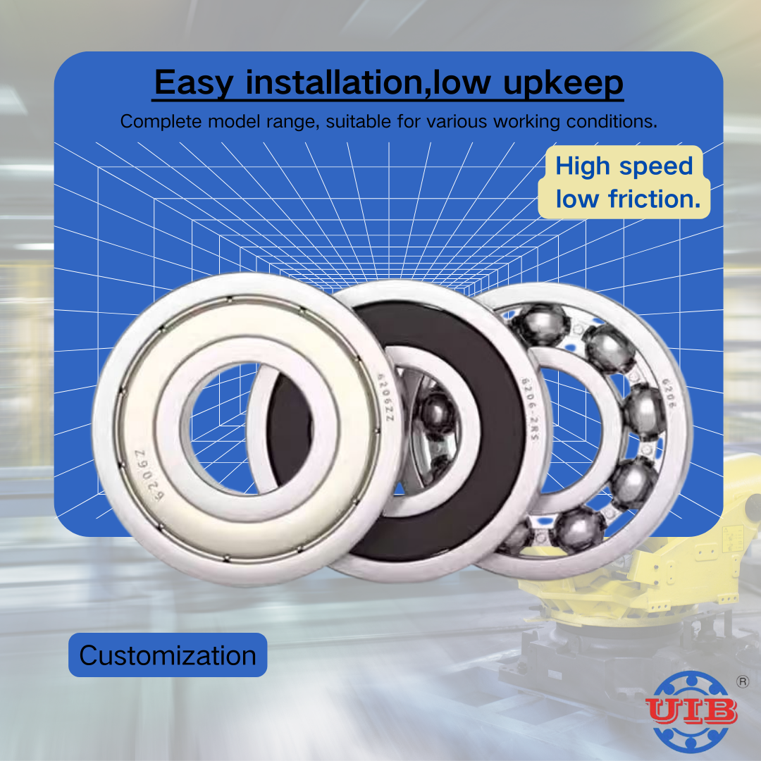 OEM High Quality High Temperature Resistance Deep groove Ball Bearing6006/6002/6320/6304/6207/6208 2RS Bearing Stainless Bearing
