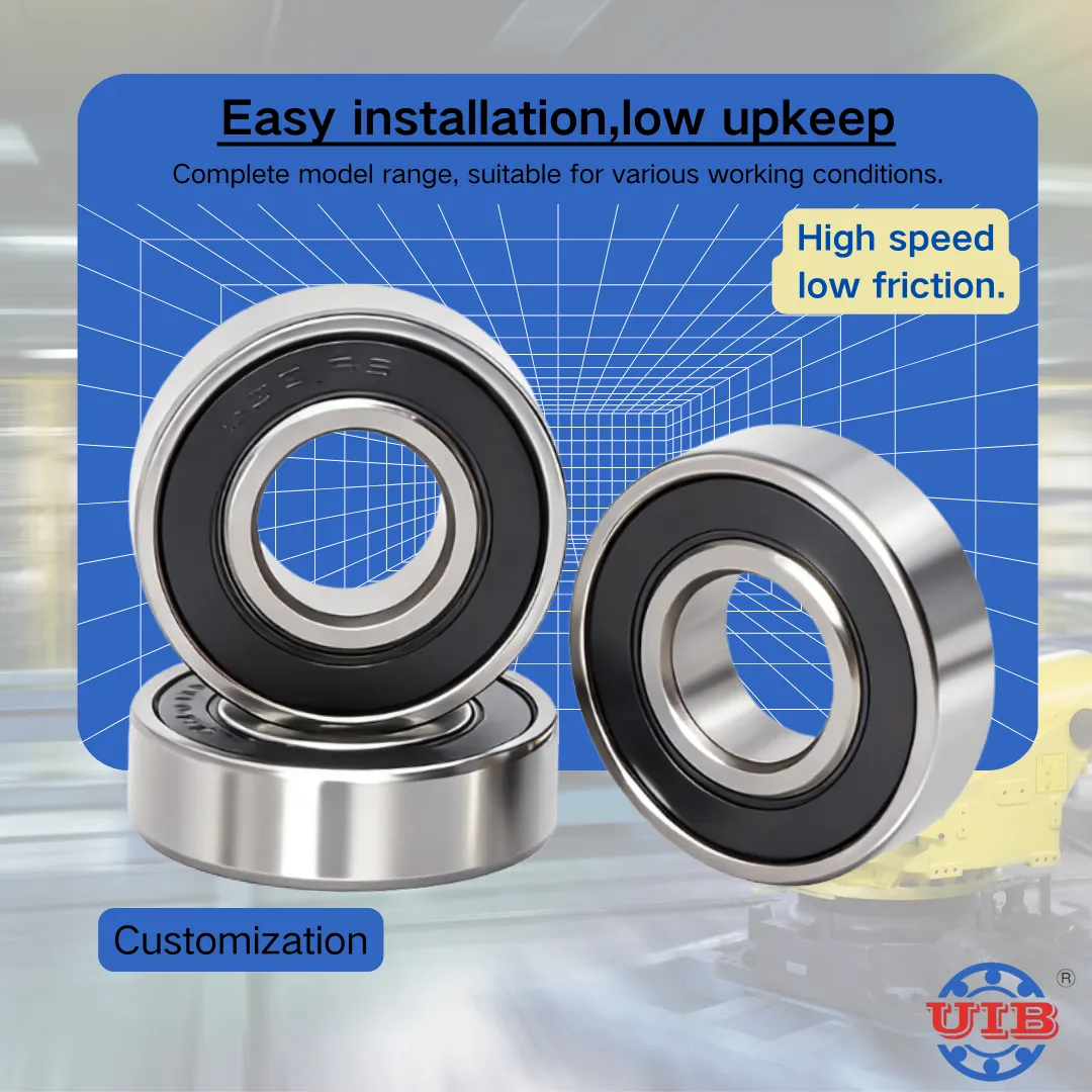 OEM High Quality High Temperature Resistance Deep groove Ball Bearing6409/6010/6320/6304/6207/6208 2RS Bearing Stainless Bearing UIB+1