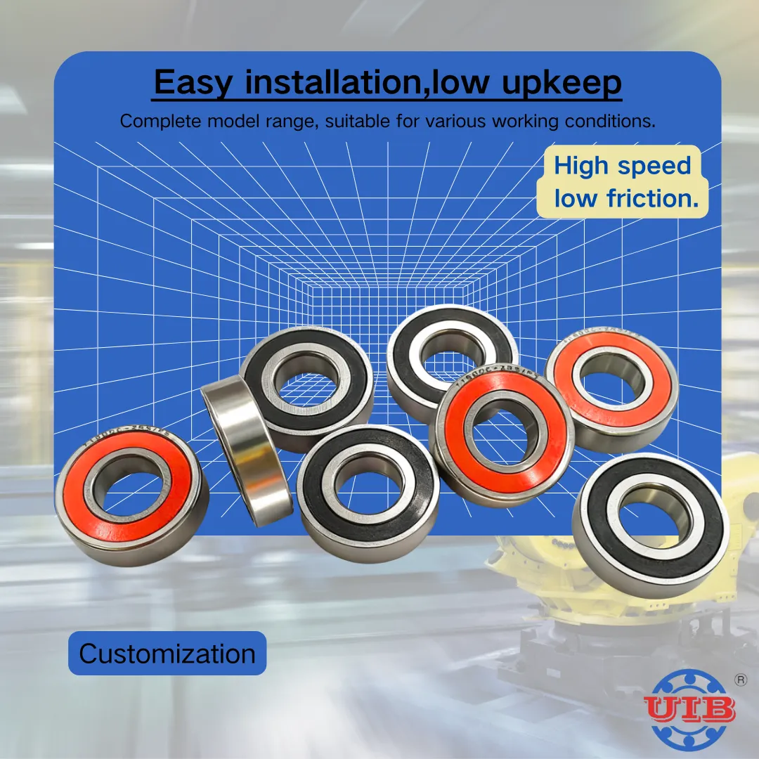 OEM High Quality High Temperature Resistance Deep groove Ball Bearing6409/6010/6320/6304/6207/6208 2RS Bearing Stainless Bearing UIB+1