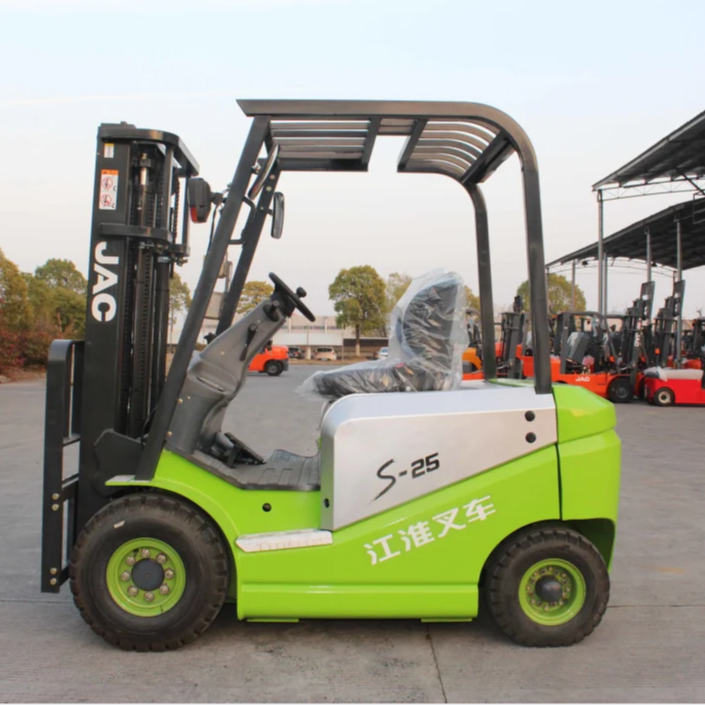 New Energy Electrical 80v Forklift Battery 80v 500ah Li-ion Battery 2 Ton Electric Forklift 3 Stage Mast 4m Height Truck