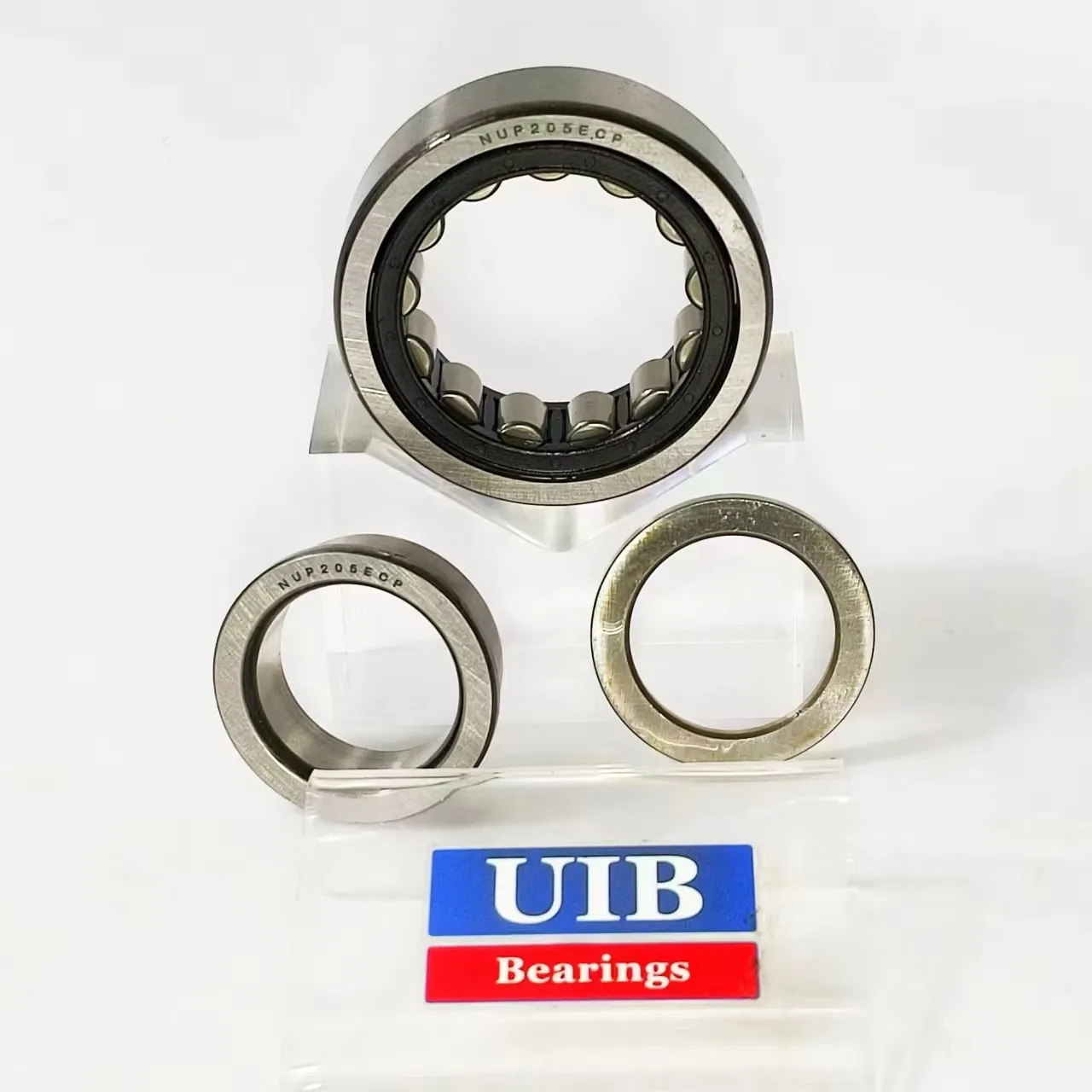 Deep groove Ball Bearing with Locking Nut Ball Bearing NUP205ECP/C3 Cylindrical Roller Bearing UIB 25x52x15mm 25mm+52mm