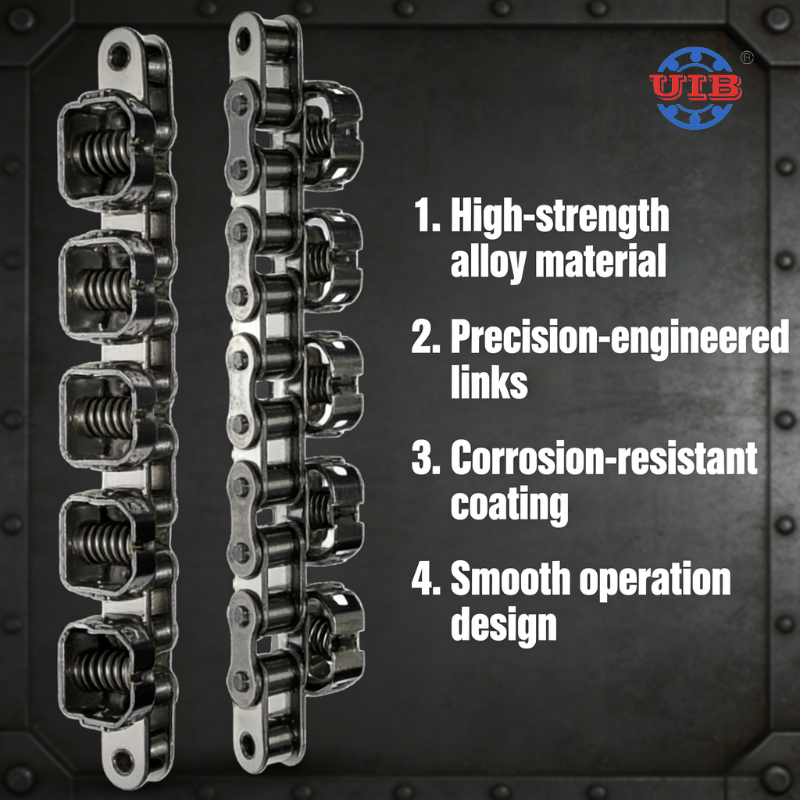 Stable & Standard 08B/10B Series Gripper Chains for Food & Beverage Conveyor Lines Transmission Chains