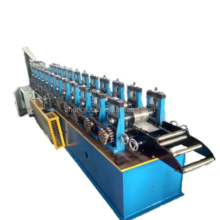 New Product Roller Shutter Door Guide Rail Roll Forming Machine customized