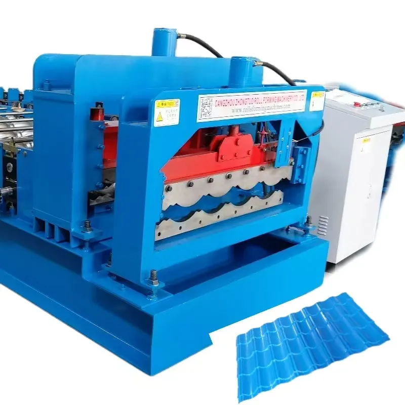 Popular High Speed Glazed Tile Roll Forming Machine Roof Tile Making Machine