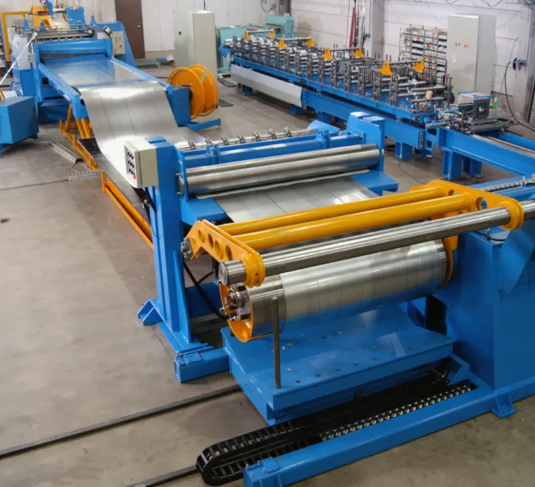 Automation Coil Slitting Line China 0 - 10 Mm 0.5-2.0mm 0.3 - 0.8 Mm 100 - 120 Mm Around 100kw ≤±1mm/2000mm 2 Years 25*7m
