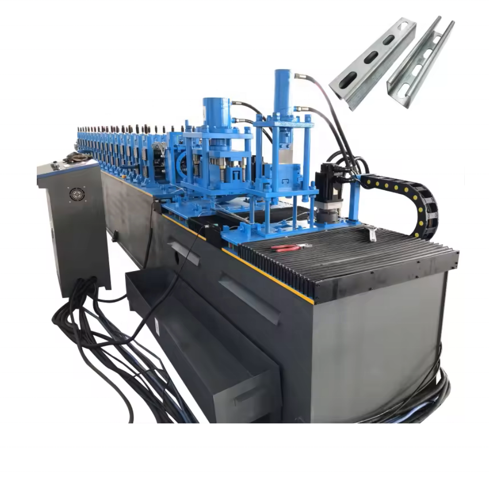 Solar Rack / Solar Panel Mounting Roll Forming Machine 41X41 41X21
