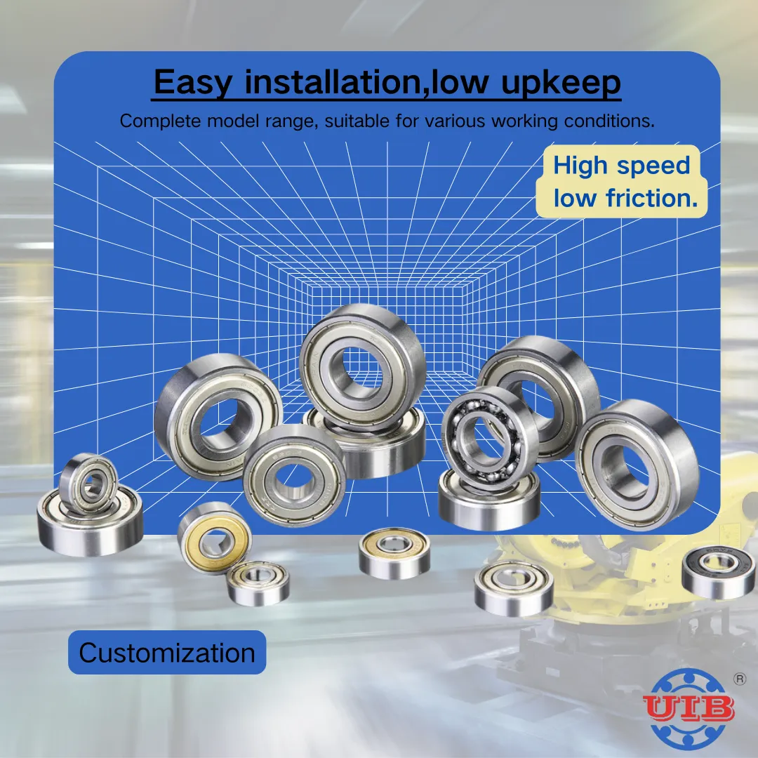 OEM High Quality High Temperature Resistance Deep groove Ball Bearing6402/6010/6320/6304/6207/6208 2RS Bearing Stainless Bearing UIB+1