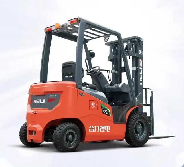 Heli 2.5t 1ton 5ton Counterbalance Lithium Ion Fully Electric Forklift Battery Prices Montacargas Electrico 6000 mm RED+4500 mm+5 Ton+HELI CPD