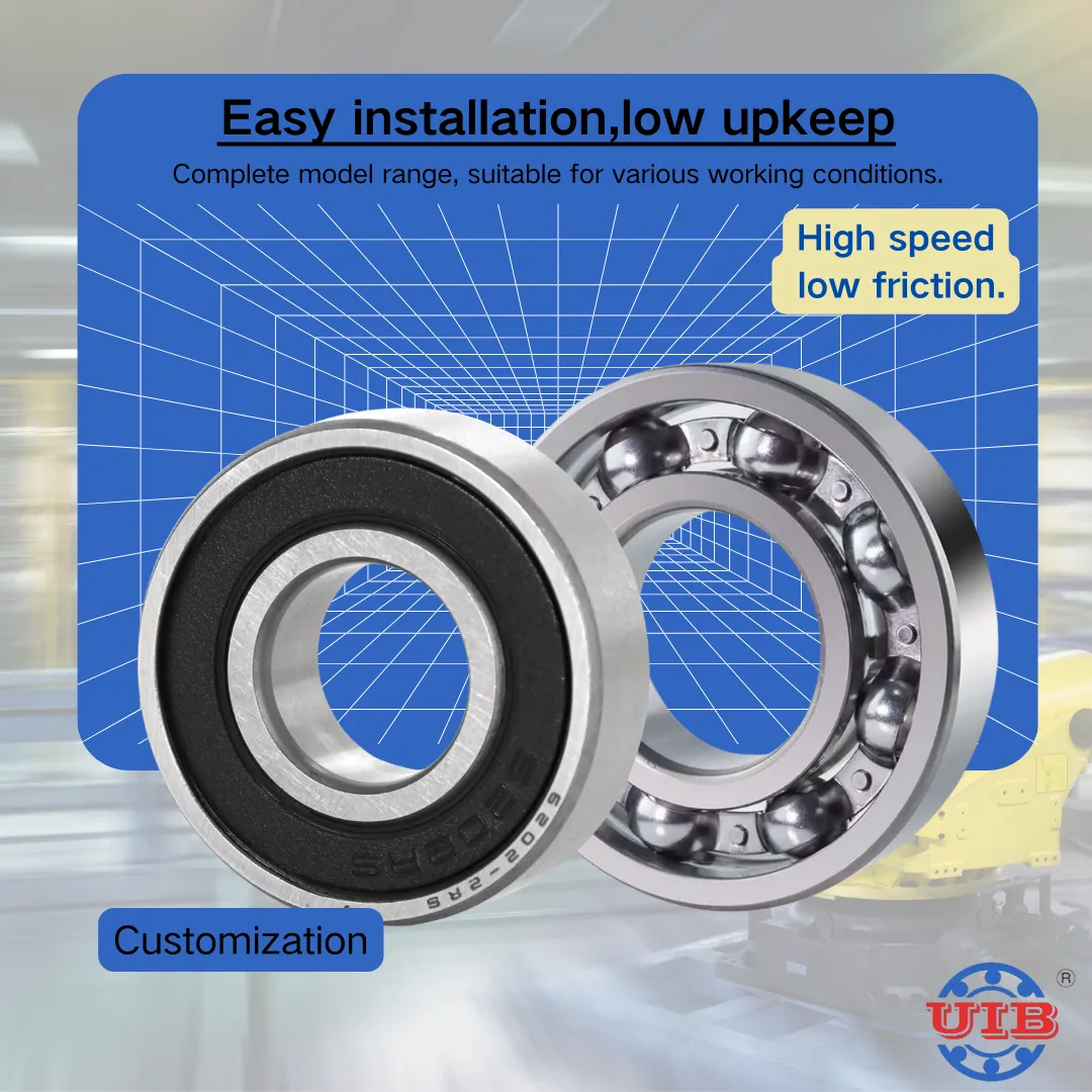 OEM High Quality High Temperature Resistance Deep groove Ball Bearing6403/6010/6320/6304/6207/6208 2RS Bearing Stainless Bearing UIB+1