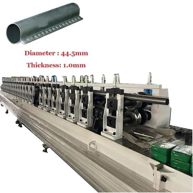 Popular Metal Tube Making Machine Interlock Pipe Rolling Forming Machine to Saudi Arbia