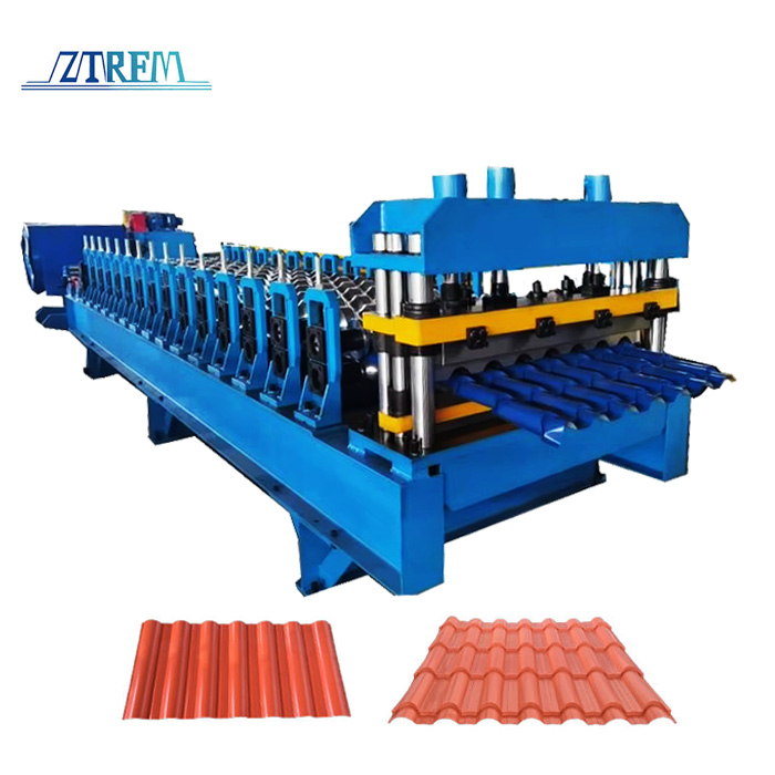 Muti Function 2 in 1 Roofing Sheet Machine Corrugated and Press Galzed Tile Easy Operation Glazed Tile Roll Forming Machine