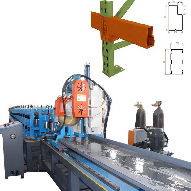 60 90 100 120 150 160 Shelf System Steel Box Beam Making Machine