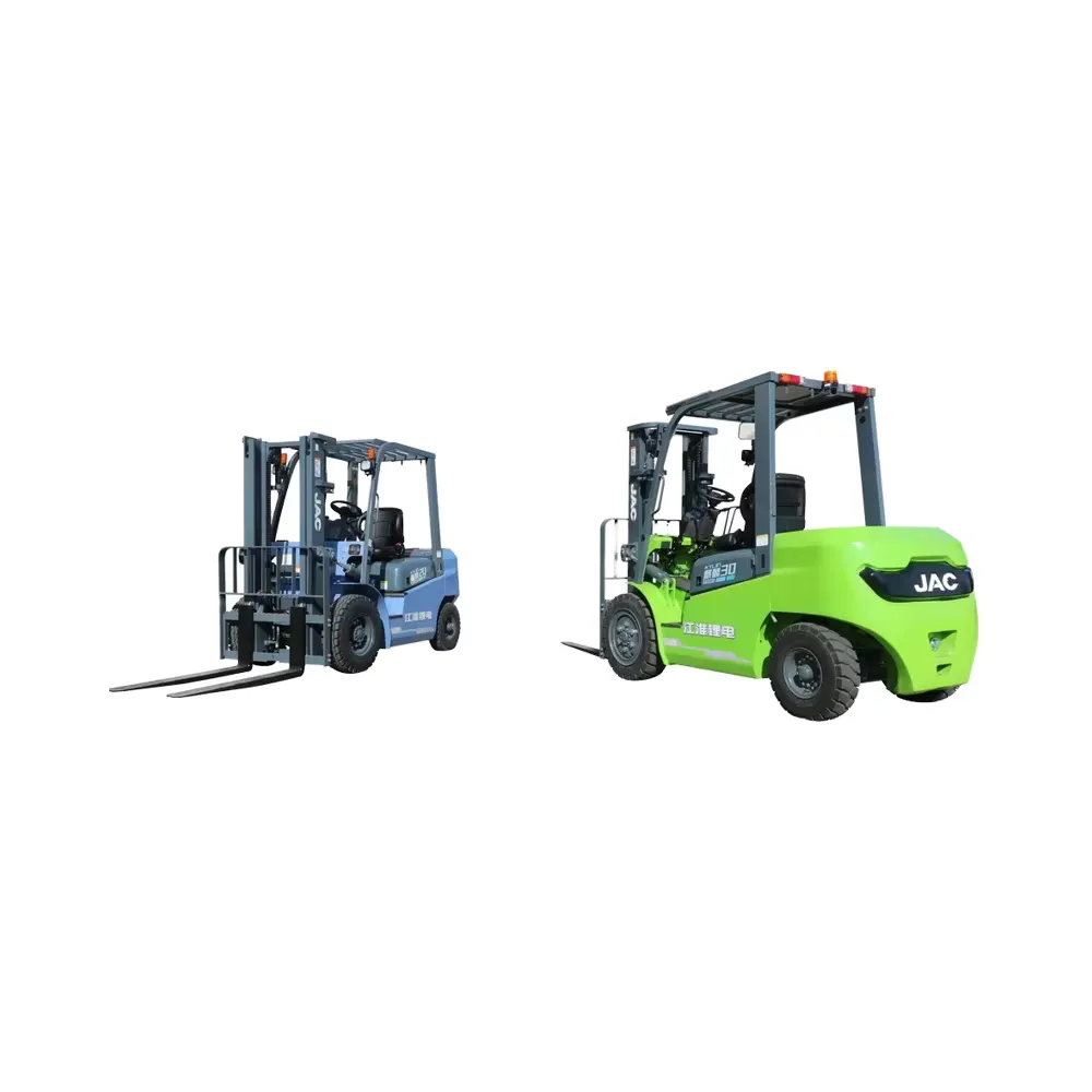 Jac Full Lithium Electric Fork Lift Machine 2 Ton 5000 Lbs 3ton 6 Meters Container Forklift with Side Shifter 3 Ton+Counterbalance Forklift+4500 mm
