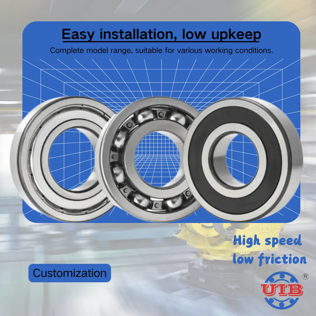 High Quality Deep Groove Ball Bearings 6319RS for Auto Parts & Mechanical Equipment, Hot Sale Durable Ball Bearing Ready to Ship