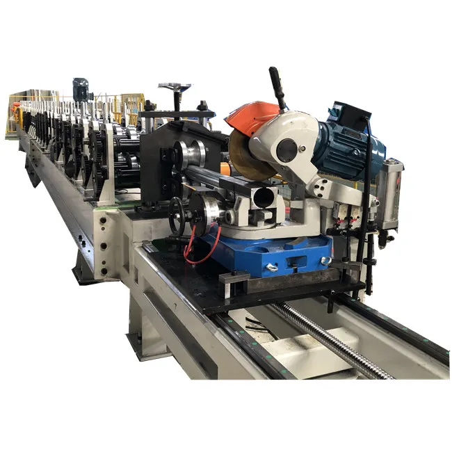 High Quality Rolling Shutter Door Interlocked Tube Rolling Forming Machine Locking Pipe Forming Machine