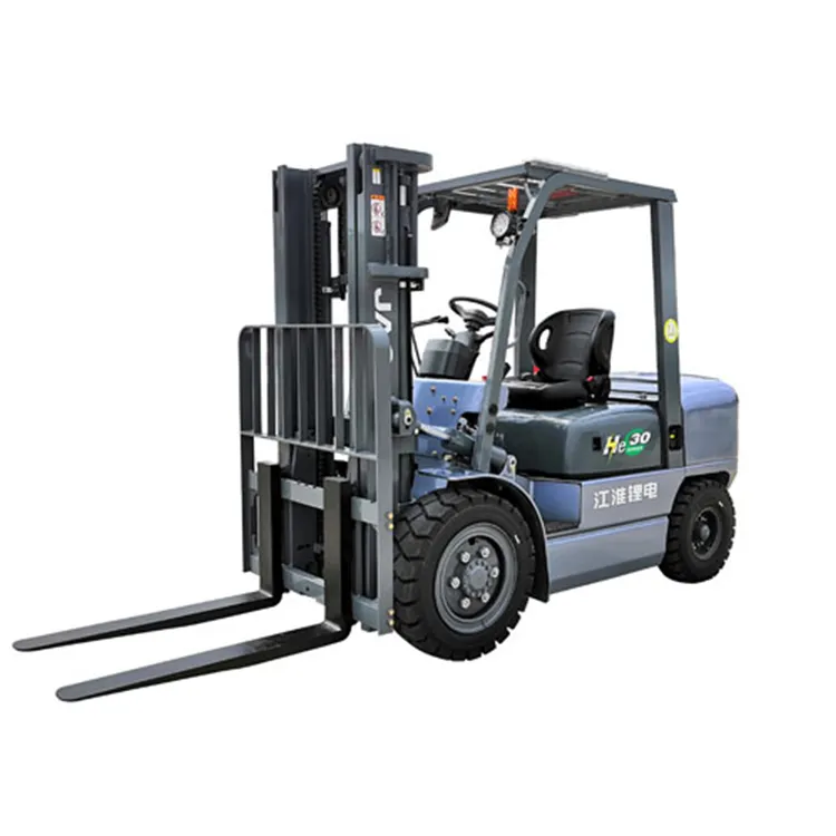 JAC 1.5 2 Ton 3t 3.5 Tons Electric Forklift Battery Operated 5 Ton Fork Lift Solid Tyres with Charger 80v 200a 1.5 Ton+Counterbalance Forklift+4500 mm