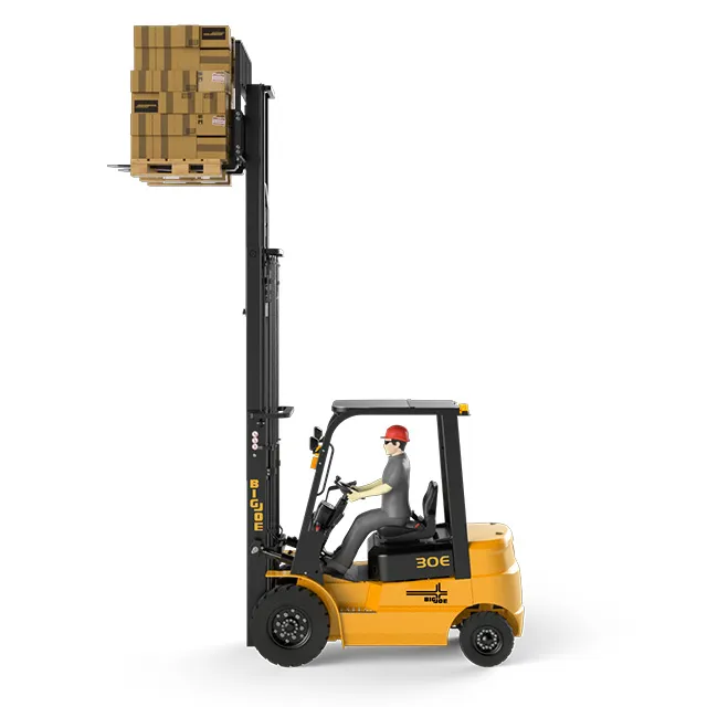 Batteries Forklift Electric 1.5 2 2.5 3 3.5 5 12 Ton Fordeary Forklift Truck Lithium Ion Battery Portable Ep 5 Meter Elektrik YELLOW+4500 mm+3 Ton+EC30E