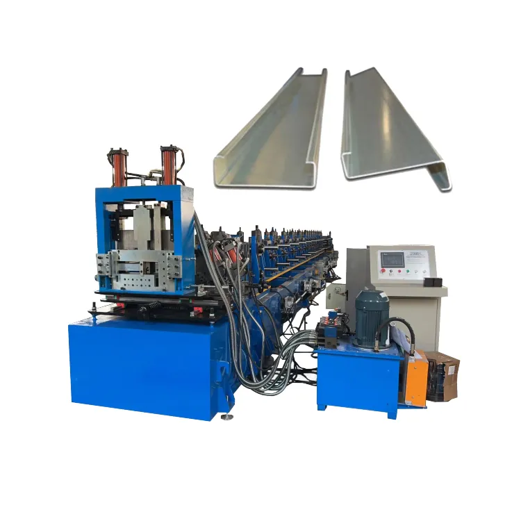 Heavy Duty CZ Purlin Automatic Roll Forming Machine with PLC Control Bearing & Engine Components China Origin