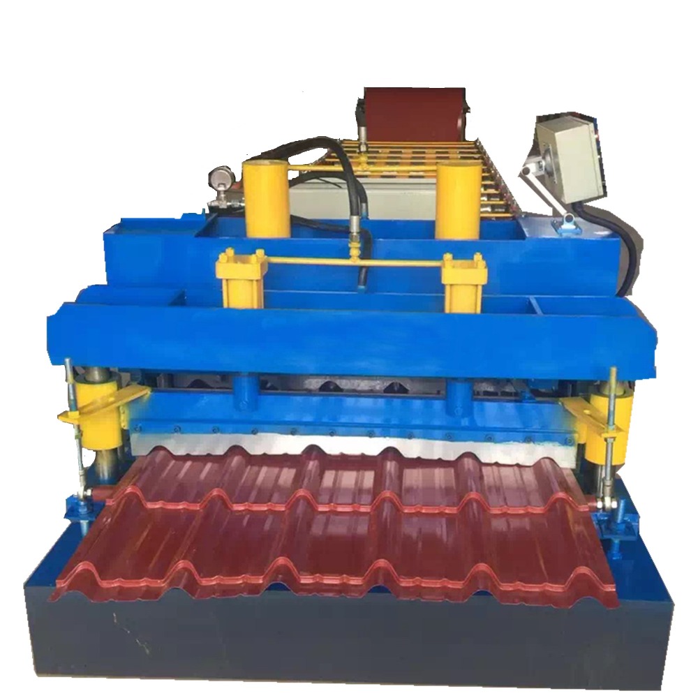 Aluminum Roofing Sheet Steel Glazed Roof Tile Making Hot New Roll Forming Machine Products for Bello Lin