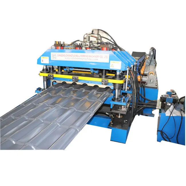 Resin Design High Speed Step Tile Rolling Forming Machine