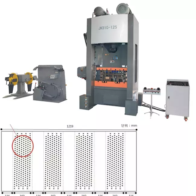 Metal Sheet Punching and Rolling Forming Production Line