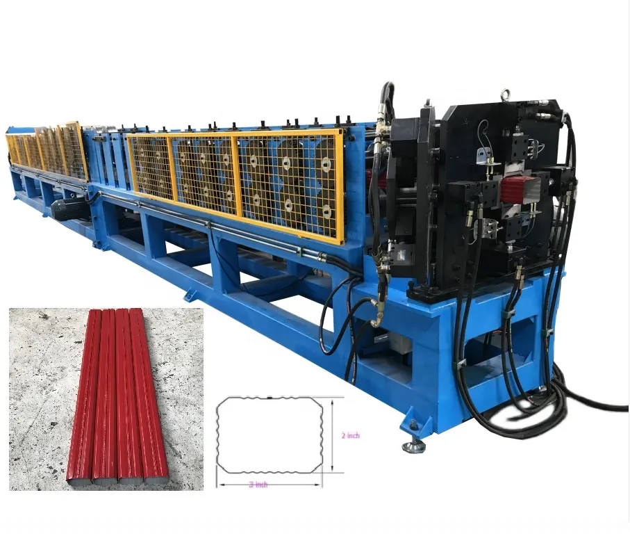 ZTRFM Full Automatic High Speed Downspout Water Gutter Pipe Roll Forming Machine Roof Downspout Pipe Roll Forming Machine 4KW