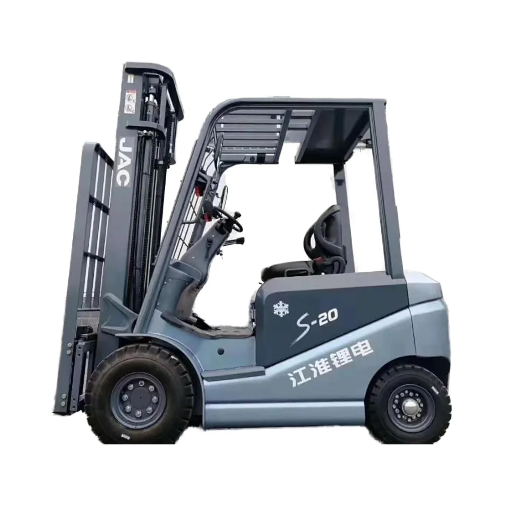 Jac Small Fully Electric Powered Fork Lift Truck 5ton 2tons 3 Tone 3.5ton Narrowl Mini Electric Forklift Attachment Long Fork red+4500 mm+3 Ton+JAC CPD