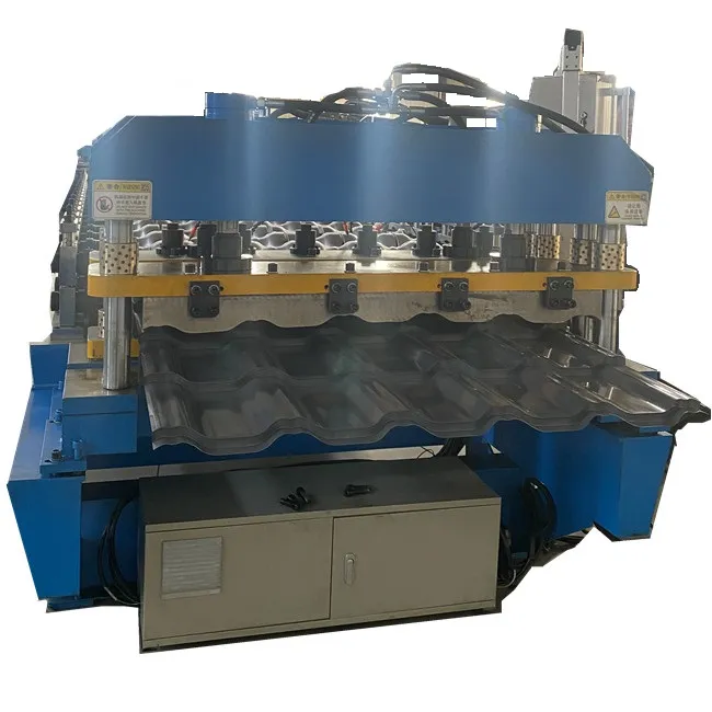 Customization Steel Qtiles Sheet Roof machine Metal Glazed Roof Tile Making Machine