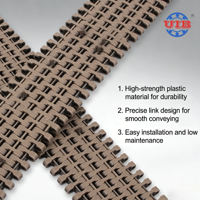 Hygienic Plastic Conveyor Chain Plate, BPA Free & Food Safe, Perfect for Dairy & Bakery Conveying Production Line