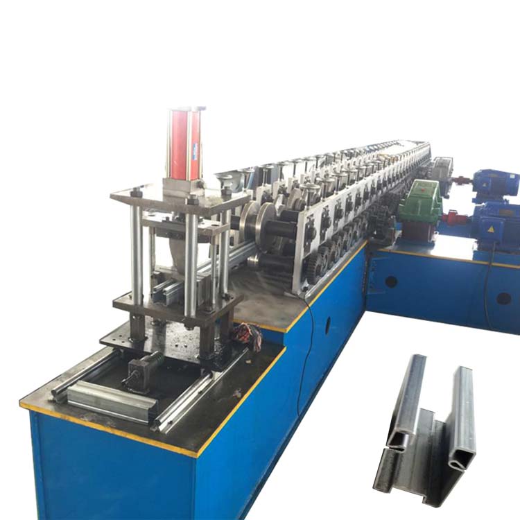 Galvanized Steel U Shaped Profile Guide Rail Making Machine