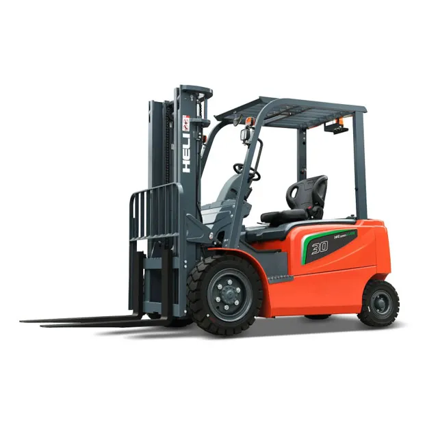 Heli Electric Forklift Loader 1.5 Ton 2 Ton 3 Ton Li Ion Forklift Battery 80v Motor Carretilla Elevadora red+4500 mm+3 Ton+Heli CPD