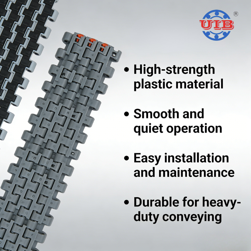 Oil Resistant Plastic Conveyor Chain Plate, Strong Chemical Resistance, Widely Used in Industrial & Mechanical Conveying