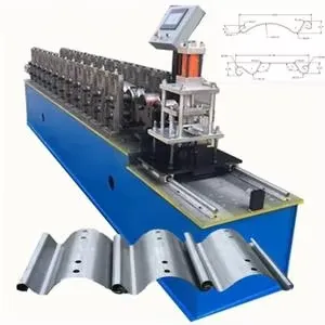 Metal Roller Shutter Door Guide Rails Roll Forming Machine