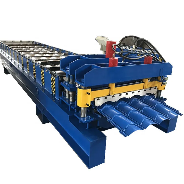 High Speed Roofing Sheet Wall Panel Glazed Tile Making Roll Forming Machine