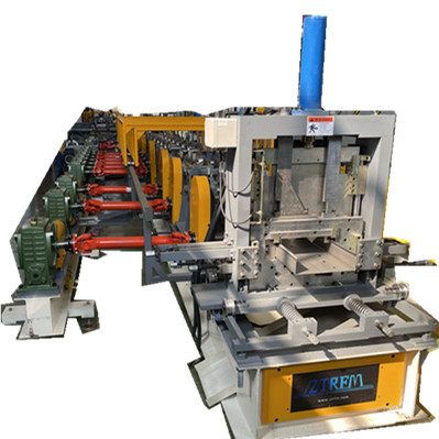 High Precision Heavy Gauge CZ Purlin Roll Forming Machine PLC Controlled Gear Box Transmission Motor Engine Driven Bearing