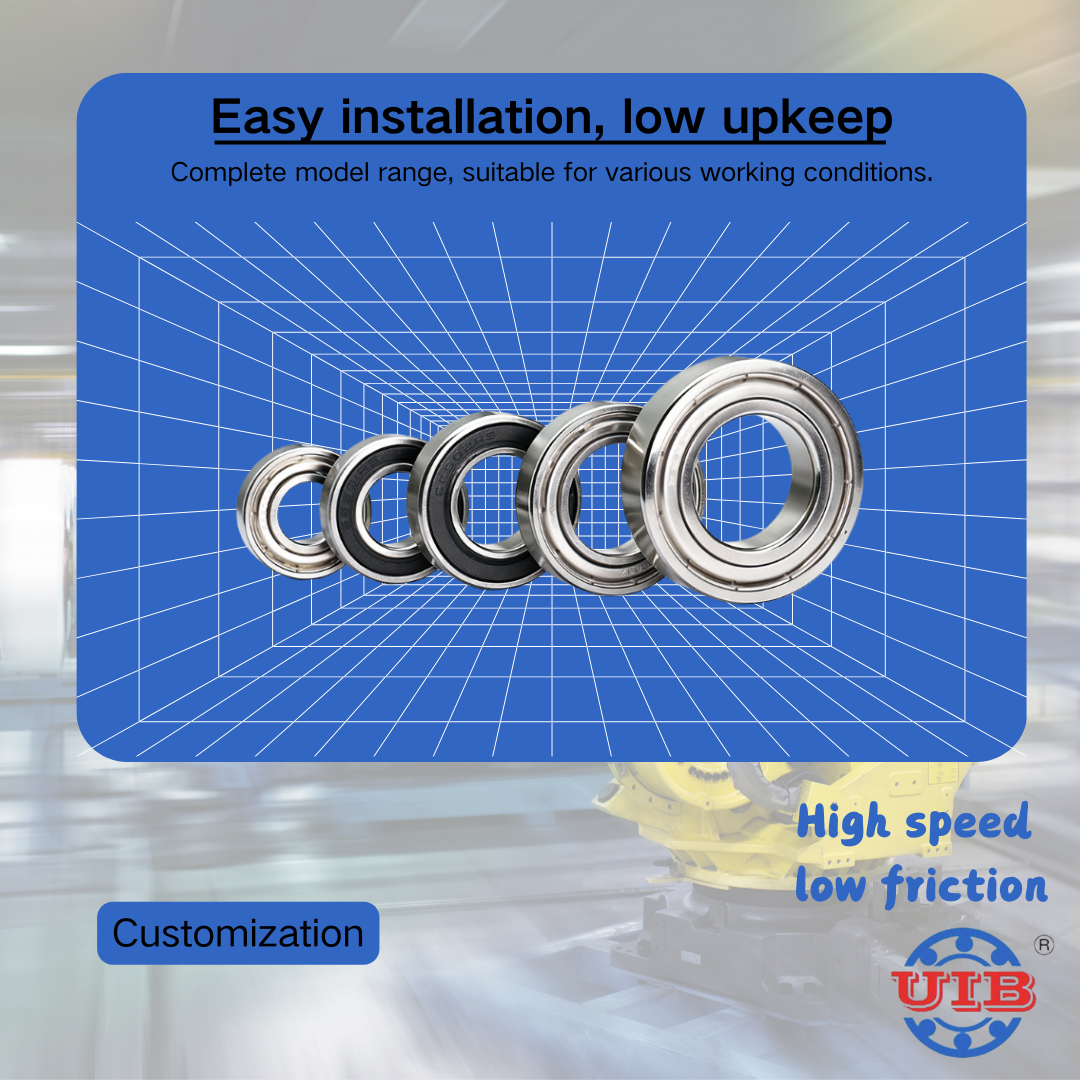 6218Z/6219Z/6218ZZ/6219ZZ Sealed & Shielded Deep Groove Bearings for Maximum Contaminant Protection