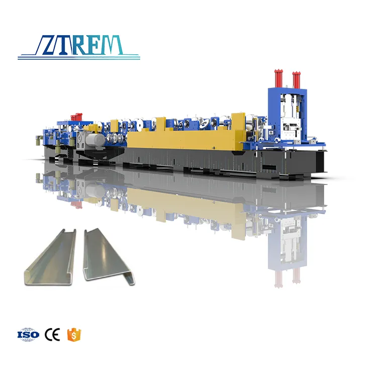 Good Quality c Z Purlin Roll Forming Machine Price Automatic 8 Inch Cee and Zee Low Price Home Frame Making Machine Purlin -002+500mm