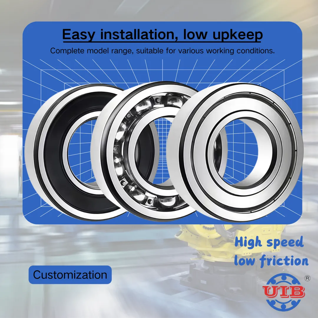 High-Tolerance C3 Deep Groove Ball Bearings 6218 2rs for Precision Equipment - Hot Sale Stable and Durable Use for All Cars UIB+1