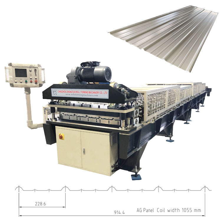 PBR R Panel Roll Former Ag Panel Roll Forming Machine US Popular Type Metal Roofing Roll Forming Machines