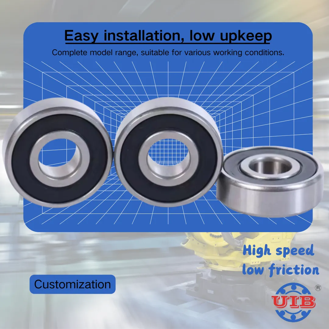 6210 2RS C3 Deep Groove Ball Bearings High Precision Low Noise Sealed Radial Ball Bearings for Auto Motor Industrial Machinery