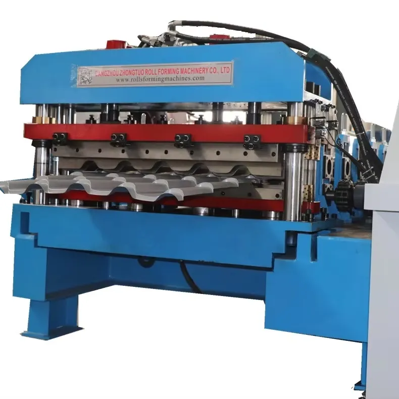 ZTRFM - High Quality Steel Roofing Tile Glazed Tile Roll Forming Machine
