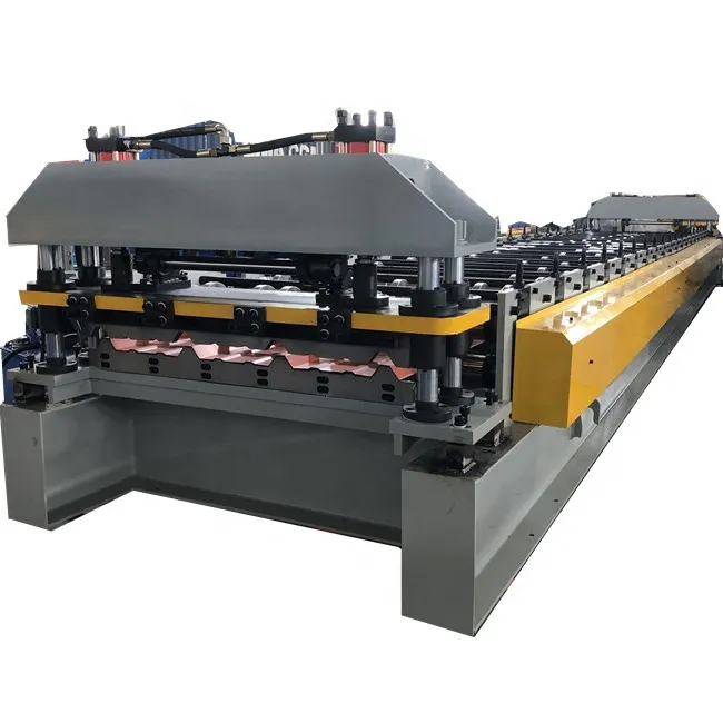 ZTRFM New Roofing Metal Sheets Roll Forming Machine Tiles Making Machinery Roof Tile Making Machine Maquina Hacer Teja ZT-950+11kw