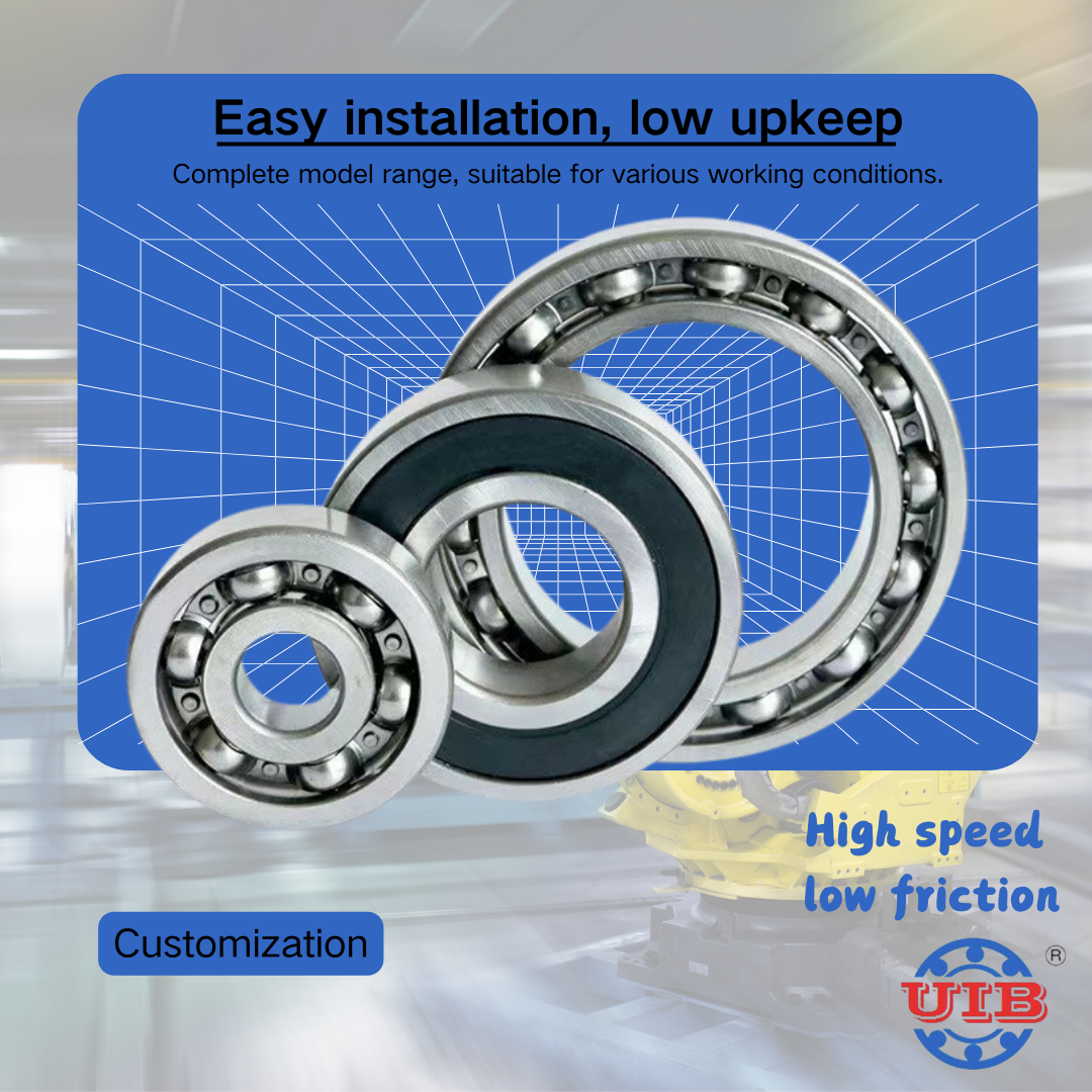 Factory Single Row Deep Groove Ball Bearings 6317RS, High Load Capacity Radial Ball Bearing Units for Agricultural Equipment