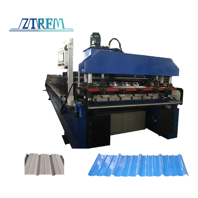 ZTRFM Easy Operation Metal Laminate Roof Machine Filmed Roof Bending Machine and Forming ZTRFM-N01+7.5kw
