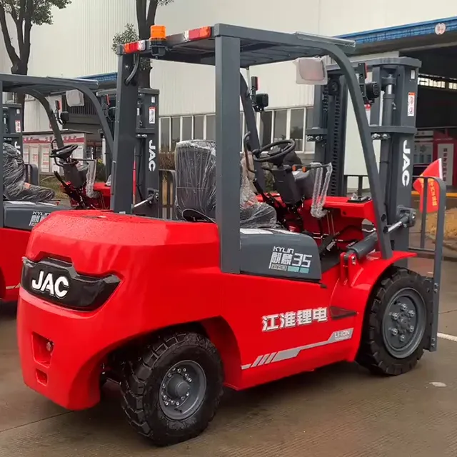 JAC battery for a forklift rear 2 3 3.5 ton combination lamp non marking tyres speed control devices side shift narrow YELLOW+4500 mm+1.5 Ton+JAC CPD