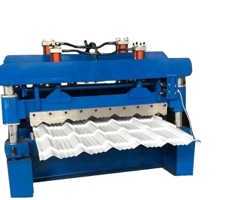 ZTRFM Positive Feedback Q Tile Metal Roofing Roll Forming Machine ZT-1000+7kw